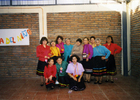 Alumnas de curso de folclor