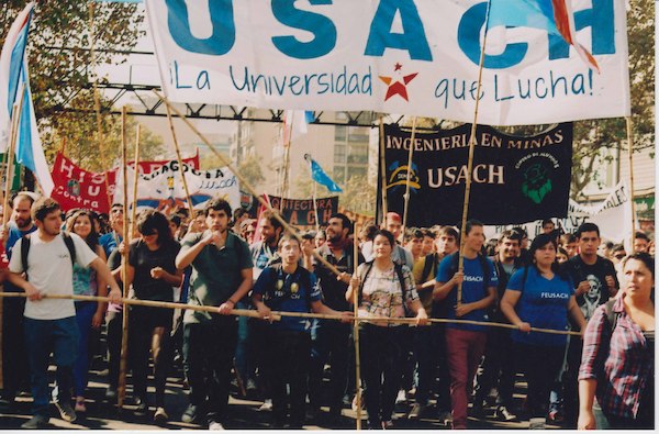 Marcha estudiantil por la educación pública ¡gratuita y de calidad!