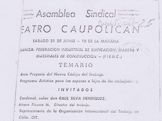 "Caupolicanazo de la construcción" "Caupolicanazo de la construcción"