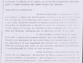 Discurso en el "Caupolicanazo de la construcción"