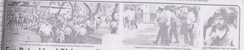 Represión de una reunión de trabajadores durante la dictadura Represión de una reunión de trabajadores durante la dictadura
