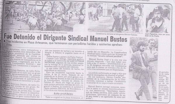 Represión de una reunión de trabajadores durante la dictadura Represión de una reunión de trabajadores durante la dictadura