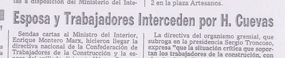 Expulsión del dirigente sindical Héctor Cuevas Expulsión del dirigente sindical Héctor Cuevas