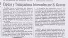 Expulsión del dirigente sindical Héctor Cuevas Expulsión del dirigente sindical Héctor Cuevas