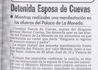 Detención de Claudina García