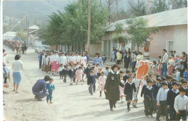 Desfile escolar en Tulahuén