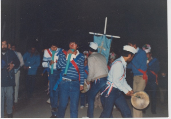 Procesión al cerro El Calvario Procesión al cerro El Calvario