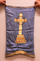 Estandarte de la agrupación Cruz de Mayo de los Chacayes Estandarte de la agrupación Cruz de Mayo de los Chacayes