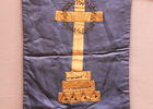 Estandarte de la agrupación Cruz de Mayo de los Chacayes