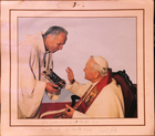 Papa Juan Pablo II y el sacerdote Miguel Sordo Papa Juan Pablo II y el sacerdote Miguel Sordo