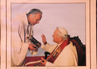 Papa Juan Pablo II y el sacerdote Miguel Sordo