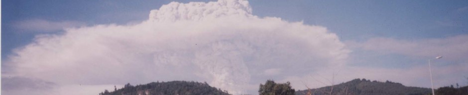 Erupción del volcán Caulle