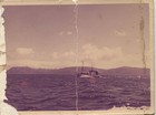 Embarcación en el estrecho de Magallanes