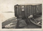 Tren descarrilado en el muelle de Lago Ranco Tren descarrilado en el muelle de Lago Ranco