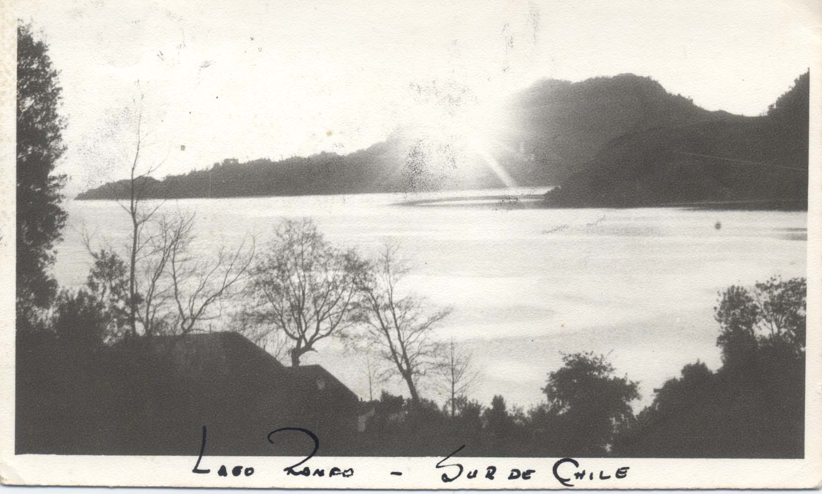 Atardecer en el lago Ranco