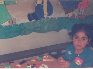 Primer día en el jardín infantil de la Escuela España