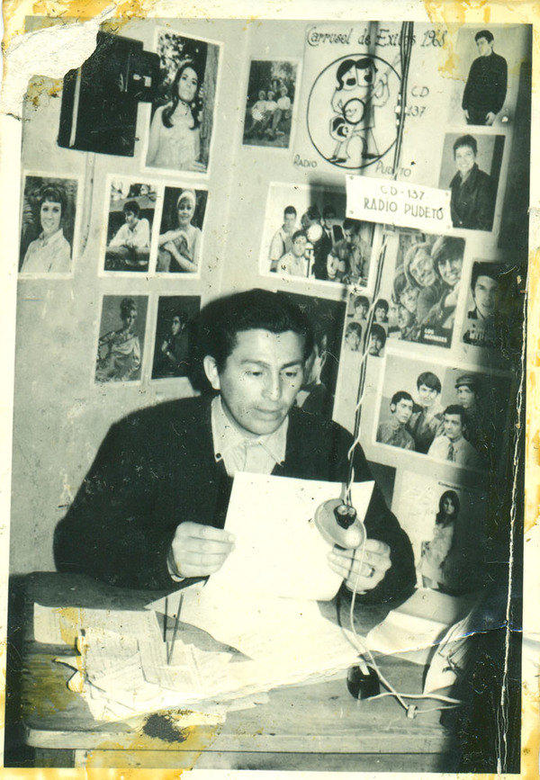 Sala de locución de Radio Pudeto Sala de locución de Radio Pudeto