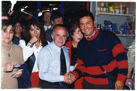 Comerciantes de la feria Modelo