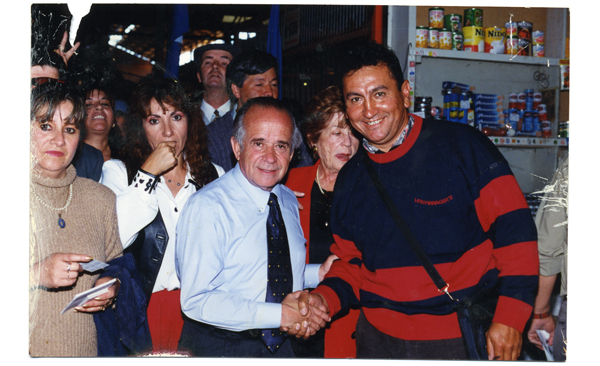 Comerciantes de la feria Modelo