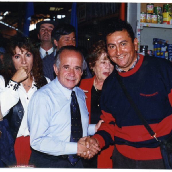 Comerciantes de la feria Modelo