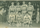 Equipo deportivo de la Escuela Normal Rural de Ancud