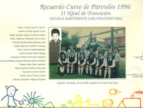 Párvulos de la escuela Subteniente Luis Cruz Martínez