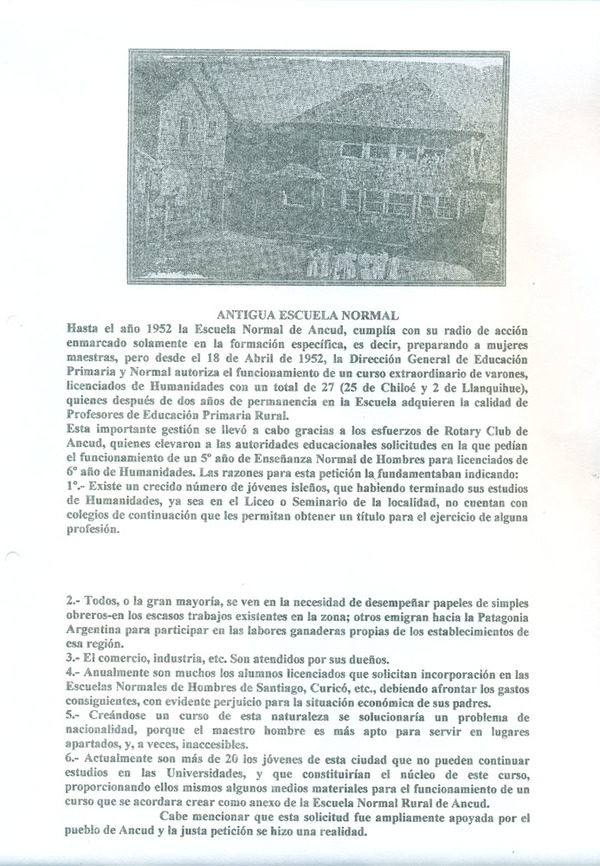 Escuela Normal Rural de Ancud