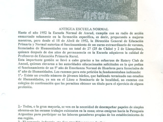 Escuela Normal Rural de Ancud Escuela Normal Rural de Ancud