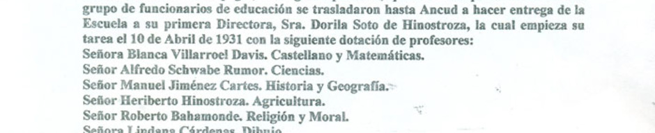 Escuela Normal Rural de Ancud