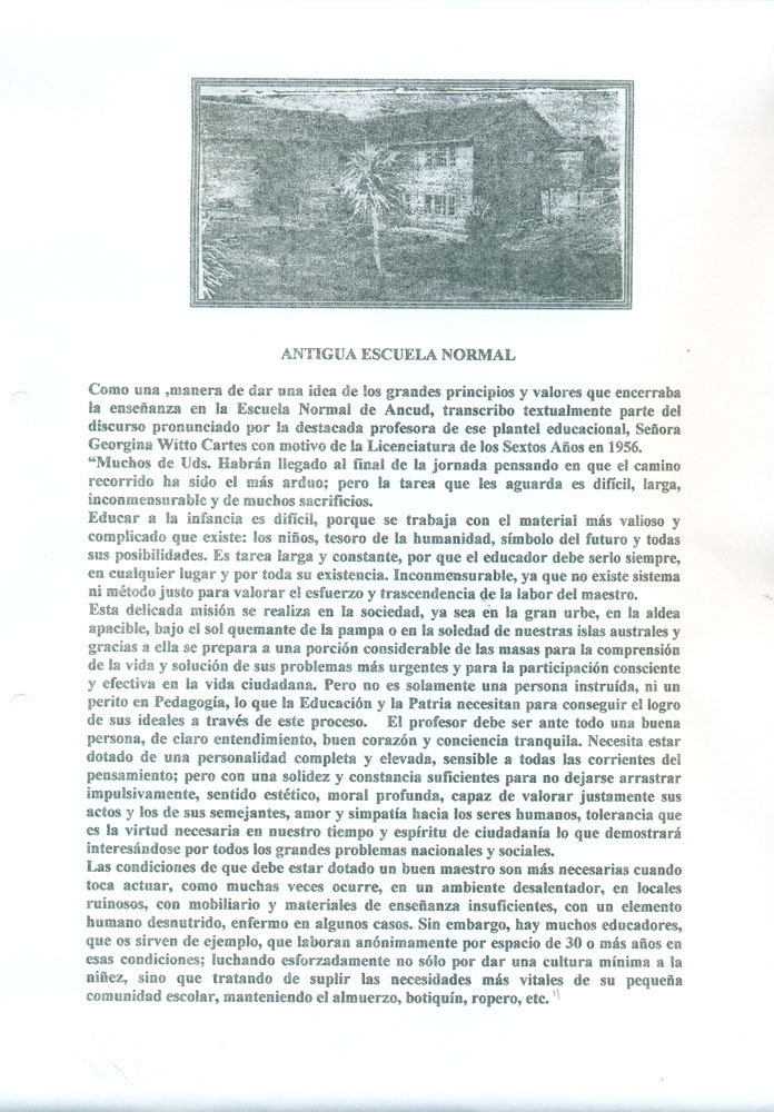 Escuela Normal Rural de Ancud Escuela Normal Rural de Ancud