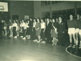 Inauguración de campeonato de básquetbol