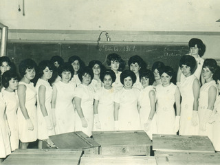 Alumnas de la Escuela Normal Rural de Ancud