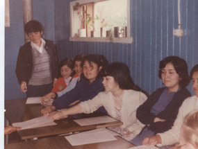 Grupo de confirmación en la capilla Cristo Rey