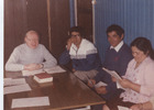 Reunión en la capilla Cristo Rey Reunión en la capilla Cristo Rey