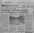 Población Schilling en el Diario Austral Población Schilling en el Diario Austral