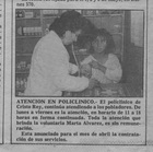 Trabajo en el policlínico Trabajo en el policlínico