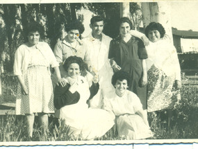 Pacientes del sanatorio El Pino