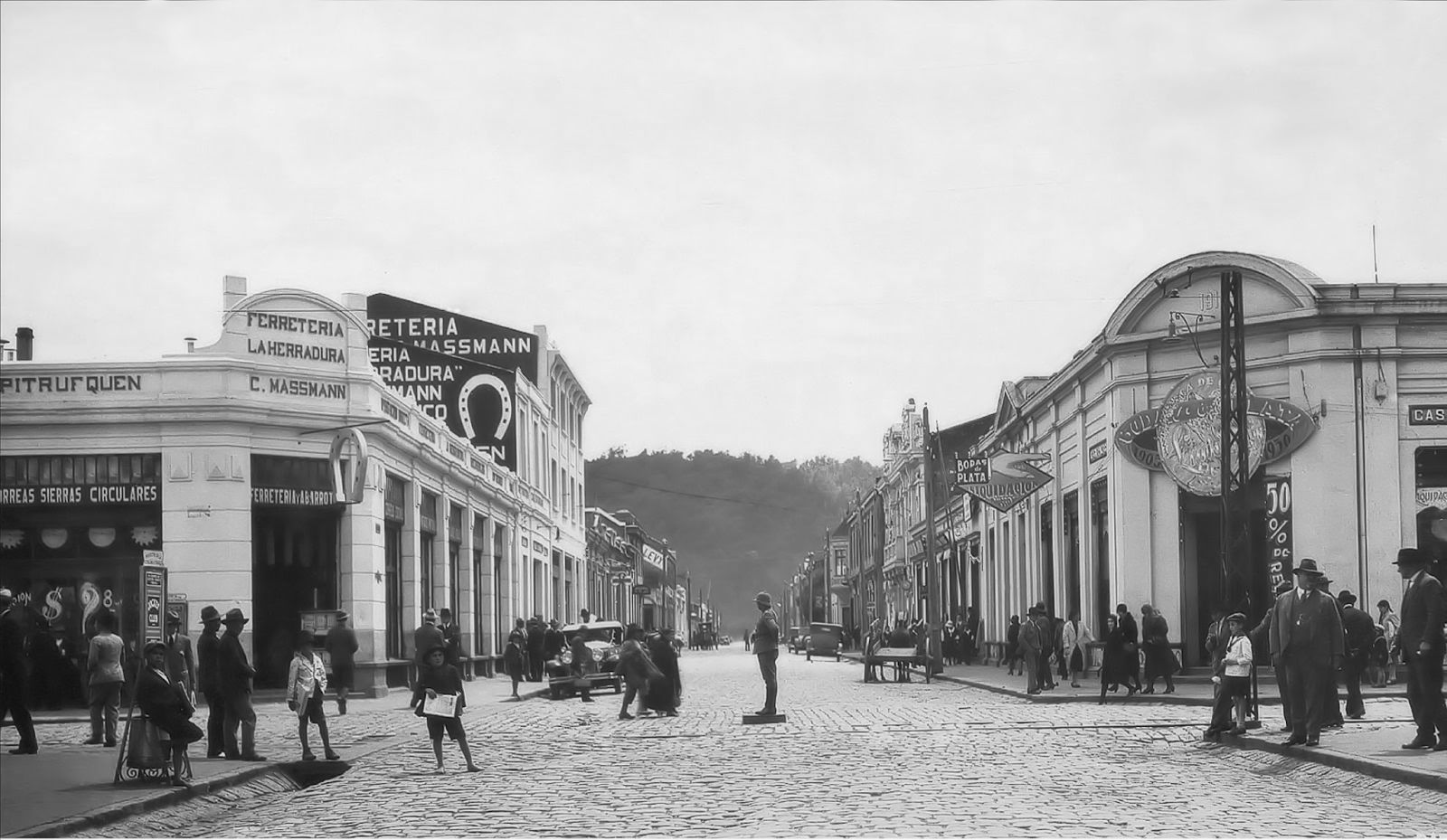Calles comerciales de Temuco