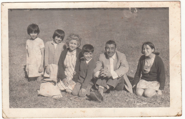 Familia en la cancha