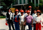 Visita de los hijos de los trabajadores