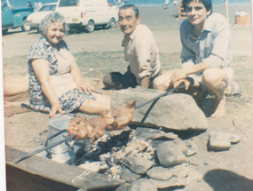 Asado en la playa