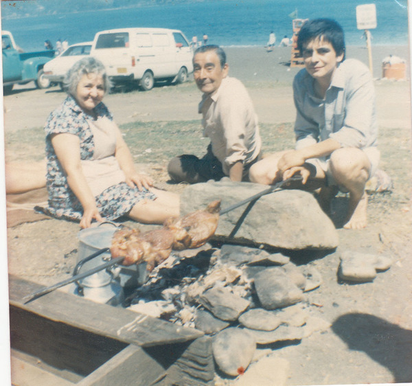 Asado en la playa