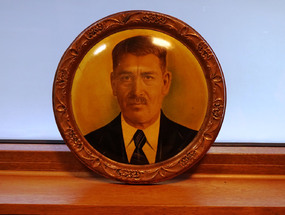 Retrato en cobre de Leopoldo Gutiérrez