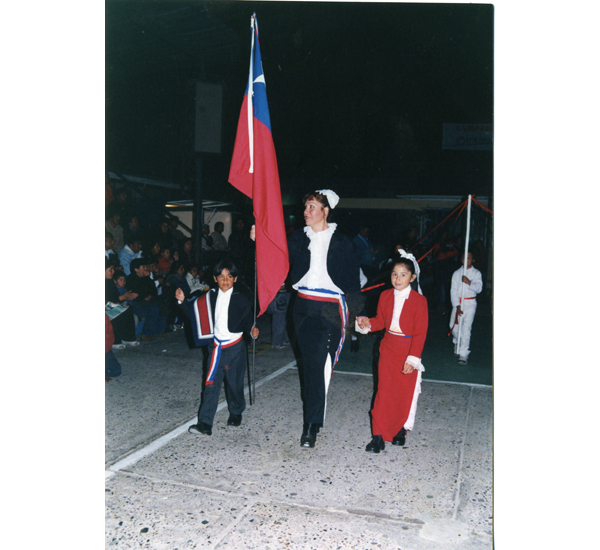 Inauguración de campeonato en el colegio San Viator