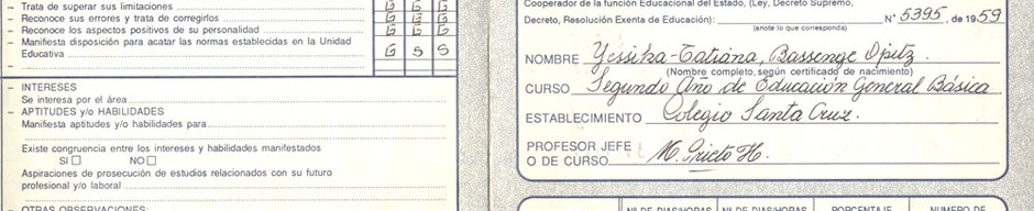 Concentración de notas Concentración de notas