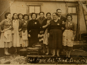 Trabajadoras de lino