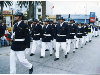 Desfile de la compañía de bomberos