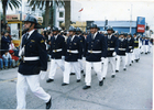 Desfile de la compañía de bomberos