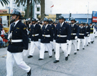 Desfile de la compañía de bomberos