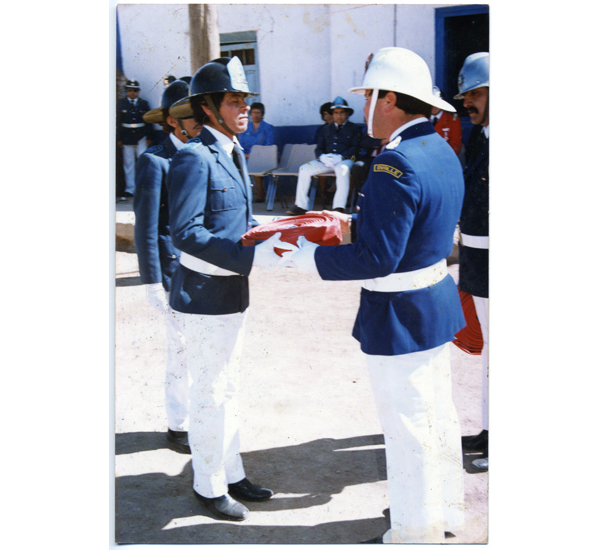 Entrega de material a bomberos